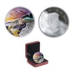 CANADIAN FAUNA -  THE SEA OTTER -  2019 CANADIAN COINS 03