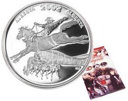 CANADIAN FESTIVALS -  CALGARY STAMPEDE (ALBERTA) -  2002 CANADIAN COINS 08