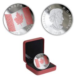 CANADIAN FLAG -  2018 CANADIAN COINS