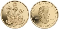 CANADIAN FLORAL EMBLEMS -  THE PITCHER PLANT, NEWFOUNDLAND AND LABRADOR -  2009 CANADIAN COINS 12