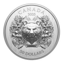 CANADIAN HERALDIC ANIMALS -  BLACK BEAR -  2025 CANADIAN COINS 01