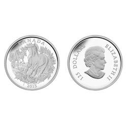 CANADIAN HORSE -  2015 CANADIAN COINS