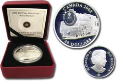 CANADIAN LOCOMOTIVES -  ROYAL HUDSON -  2008 CANADIAN COINS 01