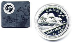 CANADIAN SPORTS FIRSTS -  STEEPLECHASE -  2000 CANADIAN COINS 11