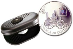 CANADIAN TRANSPORTATIONS -  H.S. TAYLOR STEAM BUGGY -  2000 CANADIAN COINS 01