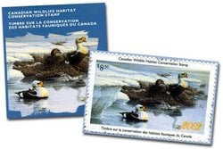 CANADIAN WILDLIFE HABITAT CONSERVATION STAMP -  2002 CANADA'S WILDLIFE STAMP 18