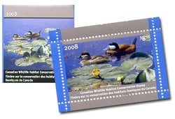 CANADIAN WILDLIFE HABITAT CONSERVATION STAMP -  2008 CANADA'S WILDLIFE STAMP 24