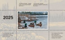 CANADIAN WILDLIFE HABITAT CONSERVATION STAMP -  2025 
