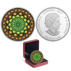 CANADIANA KALEIDOSCOPE -  THE MAPLE LEAF -  2017 CANADIAN COINS 03