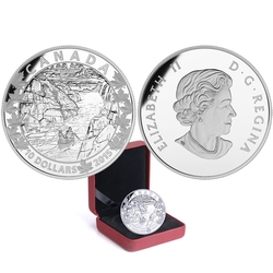 CANOE ACROSS CANADA -  EXQUISITE ENDING -  2015 CANADIAN COINS 06