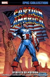 CAPTAIN AMERICA -  STREETS OF POISON (ENGLISH V.) -  EPIC COLLECTION 16 (1990-1991)