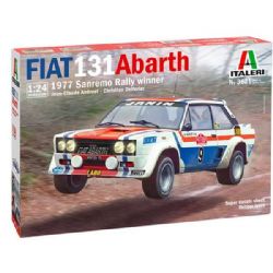 CAR -  FIAT 131 ABARTH 1977 SAN REMO RALLY WINNER 1/24 -  ITALERI