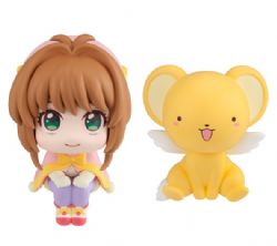 CARD CAPTOR SAKURA -  SAKURA KINOMOTO & KERO-CHAN FIGURE SET -  LOOK UP SERIES