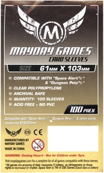 CARD SLEEVES -  CARD GAME SLEEVES (100) (61 MM X 103 MM) -  MAYDAY GAMES
