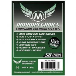 CARD SLEEVES -  CARD GAME SLEEVES (50) (63.5 MM X 88 MM) -  MAYDAY GAMES