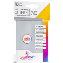 CARD SLEEVES -  STANDARD SLEEVES - MATTE - OUTER (50) -  GAMEGENIC