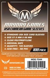 CARD SLEEVES -  USA CHIMERA SIZE GAME SLEEVES (100) (57.5 MM X 89 MM) -  MAYDAY GAMES
