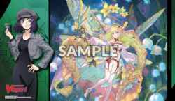 CARDFIGHT!! VANGUARD -  PLAYMAT - RUKA & NANNACLIR -  BUSHI SUPPLIES