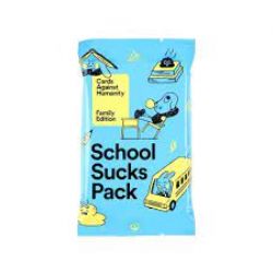 CARDS AGAINST HUMANITY -  SCHOOL SUCKS PACK (ENGLISH) -  FAMILY EDITION