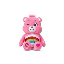 CARE BEARS -  CHEER BEAR - GLITTER BELLY PLUSH (9 IN)