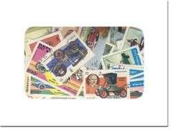 CARS -  500 ASSORTED STAMPS - CARS