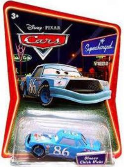 CARS -  DISNEY PIXAR CARS DINOCO CHICK HICKS - SUPERCHARGED - NEW IN PACKAGE