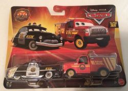 CARS -  SHERIFF & ADAM RODRIGUEZ - 1/55 -  RADIATOR SPRINGS RACE & RESCUE