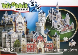 CASTLES, CATHEDRALS AND MONUMENTS -  NEUSCHWANSTEIN CASTLE (890 PIECES)