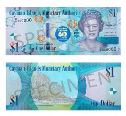 CAYMAN ISLANDS -  1 DOLLAR 2018 (2020) (UNC) - COMMEMORATIVE NOTE