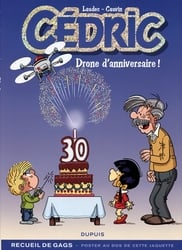 CEDRIC -  DRONE D'ANNIVERSAIRE ! - RECUEIL DE GAGS, AVEC UN POSTER