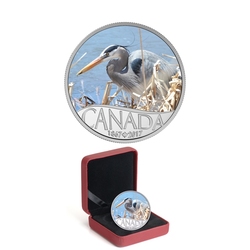 CELEBRATING CANADA'S 150TH -  GREAT BLUE HERON - NEW BRUNSWICK -  2017 CANADIAN COINS 04