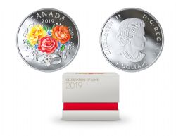 CELEBRATION OF LOVE -  FLORAL ARRANGEMENT -  2019 CANADIAN COINS 04