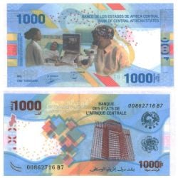 CENTRAL AFRICAN STATES -  1000 FRANCS 2022 (UNC) 701