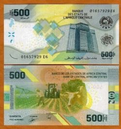 CENTRAL AFRICAN STATES -  500 FRANCS 2022 (UNC) W700