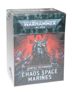 CHAOS SPACE MARINES -  DATACARDS (FRENCH)