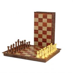 CHESS -  CHESS SET: WOODY MAGNETIC 11