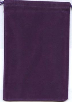 CHESSEX -  DICE POUCH, LARGE VIOLET -  DICE POUCH
