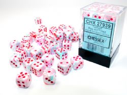 CHESSEX -  POP ART AND RED -  36D6 DICE SET FESTIVE