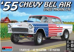CHEVROLET -  1955 CHEVY BEL AIR STREET MACHINE 1:24