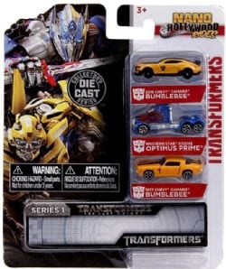 CHEVROLET -  TRIPACK -BUMBLEBEE - OPTIMUS PRIME -BUMBLEBEE - 1/64 -  NANO HOLLYWOOD RIDES