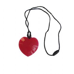 CHEWELRY -  HEART PENDANT (RED)