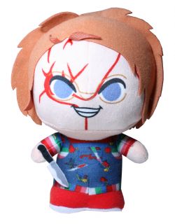 CHILD'S PLAY -  GOOD GUY PLUSH CHUCKY VERSION WITH KNIFE