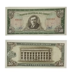 CHILE -  50 ESCUDOS 1962-1975 (UNC)