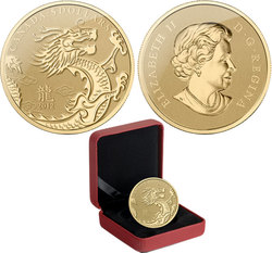 CHINESE LUNAR CALENDAR -  YEAR OF THE DRAGON -  2012 CANADIAN COINS 01