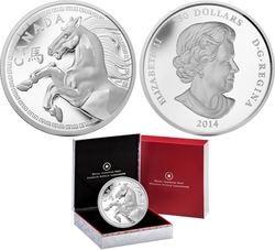 CHINESE LUNAR CALENDAR -  YEAR OF THE HORSE -  2014 CANADIAN COINS 03