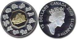 CHINESE LUNAR CALENDAR -  YEAR OF THE OX -  2009 CANADIAN COINS 12