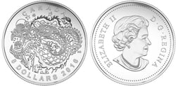 CHINESE NEW YEAR -  DRAGON DANCE -  2016 CANADIAN COINS 01