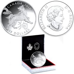 CHINESE ZODIAC SIGNS -  YEAR OF THE DOG 09 -  2018 CANADIAN COINS