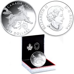 CHINESE ZODIAC SIGNS -  YEAR OF THE DOG -  2018 CANADIAN COINS 09
