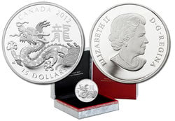 CHINESE ZODIAC SIGNS -  YEAR OF THE DRAGON -  2012 CANADIAN COINS 03